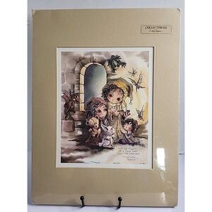 Jody Bergsma 1981 Limited Edition Lithograph Art Print 4454/7500 Matted 12x16